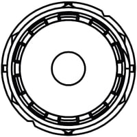 Anderson Power Products EG-SPEC PAK GLANDS, 5PMPL GLAND, 1 HOLE, WIRE RANGE 4.0 TO 6.5MM (0.16"-0.26")