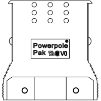 Anderson Power Products C-Powerpoles 10 / 45, PP PAK 7-8P HSG-PLUG NO LATCH