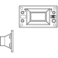 Anderson Power Products C-Powerpoles 10 / 45, PLUG HSG.-BLINDMATE