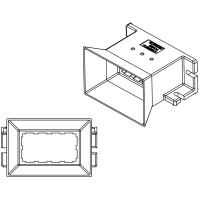 Anderson Power Products C-Powerpoles 10 / 45, RECEPT.HSG.-BLINDMATE