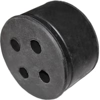 Anderson Power Products EG-SPEC PAK GLANDS, MP WIRE SEAL, 4 HOLE, WIRE RANGE 3.8-5.0mm (.15"-.20")