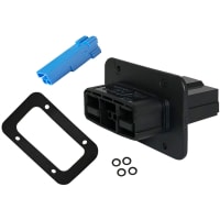 Anderson Power Products Connector, SBS-X-75A PANEL MOUNT PLUG KIT, BLUE SIGNAL