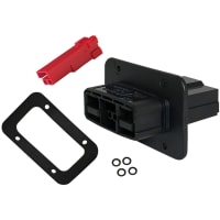 Anderson Power Products Connector, SBS-X-75A PANEL MOUNT PLUG KIT, RED SIGNAL