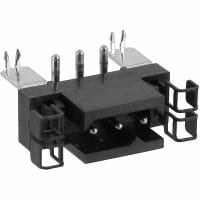 Anderson Power Products PowerMod Right Angle Male (PCB) Connector 1 row 3 circuit w/ snap-in bracket