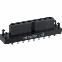 Anderson Power Products PowerMod Straight Female (PCB) Connectors 1 row 8 circuits w/ retaining screws