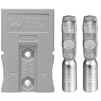 Anderson Power Products Connector, Power, Heavy Duty, SBS50 2P HSNG GRAY W/ 50A 6 AWG CONT