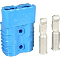 Anderson Power Products Connector, Power, Heavy Duty, SB175 BLUE #2 AWG #2 AWG CONT 175A