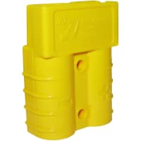 Anderson Power Products Conn, Rect, PowerPoleHousing, PP50Series, Yellow, 50A, 600V