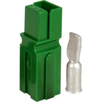 Anderson Power Products Connector, Power; UL 94V-0; 0.437 in.; Green