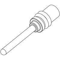 Anderson Power Products D-Contacts, PCB PIN CONT.TIN PL.