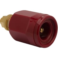 Superior Electric Electrical Connector Pin Receptacle 0.38 in. 2 in. 0.25 in. (Max.) Red