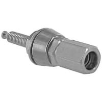 Superior Electric Binding Post Single Larger Stud Nut 30 A 1000 V Nickel Plated Brass Hex