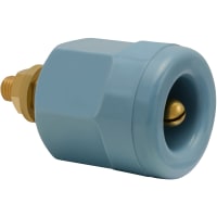 Superior Electric Electrical Connector Pin Receptacle 0.31 in. 1.25 in. 0.25 in. (Max.) Blue