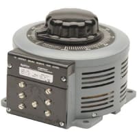 Superior Electric Variable Transformer 0.24 V 10A Out 2.4kVA, 240V Vi, Panel, 50/60Hz, Knob