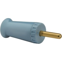 Superior Electric Connector Electrical Pin Plug 250A Blue