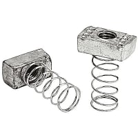 Superstrut by ABB Steel Spring Nut, 3/8", with SilverGalv finish