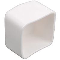 Superstrut by ABB End Cap, Neoprene, White, For use with A-1200 & A-1400 Series Channel