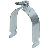 Superstrut by ABB Rigid Conduit Clip, 11Awg, 4", 4.5"OD, Steel