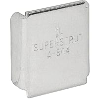 Superstrut by ABB End Cap, Steel, For use with A-1200 andA-1400 Channels