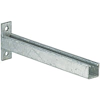 Superstrut by ABB Bracket, Cantilever Half-Slot Channel, 18"L, 3-1/2"H, 300'bs, Steel