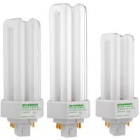 SYLVANIA Lamp, Compact Fluorescent, GX24Q-4, T4X3, 3500 K, 42W, 3200 lm, DULUX Series