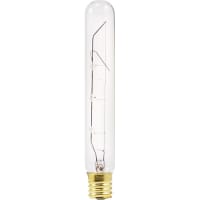 SYLVANIA Lamp, Incandescent, Intermediate, T6.5, 2850 K, 20W, 90 lm, TUBULAR Series