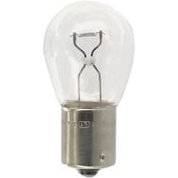 SYLVANIA Lamp, Incandescent, S-8, S.C. Bayonet, 24V, 0.88A, 37MSCD, 150 Hrs