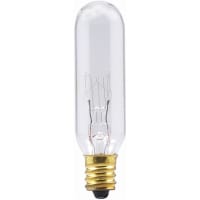 SYLVANIA T6 Bulb 15W Candelabra Base Clear