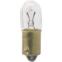 SYLVANIA Lamp, Incandescent, T-3 1/4, Mini Bayonet, 6.3V, 0.25A, 0.9MSCD, 3000 Hrs