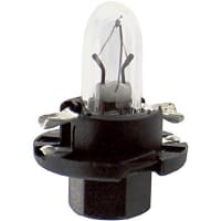 SYLVANIA Lamp, Automotive, 12V, Nominal 1.2W, BX8.4D Base, PCB, Length 17.5mm