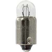 SYLVANIA Lamp, Incandescent, T-2 3/4, BA9S Bayonet, 24V, 0.083A, 1.35MSCD, 200 Hrs