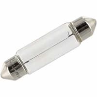 SYLVANIA Lamp, Incandescent, T-3 1/4, SV8.5-8, 24V, 0.2A, 61.95Lumens, 200 Hrs