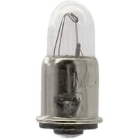 SYLVANIA Lamp, Incandescent, T-1 3/4, S.C. Midget Flange, 28V, 40mA, 0.3MSCD, 7000 Hrs