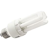 SYLVANIA ES/E27 Integrated Compact Fluorescent Lamps, 14 W, 4000K, Cool White Colour Tone