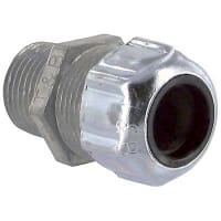 T&B Fittings by ABB Liquid Tight Strain Relief Cord, 1/2in, Straight, Die Cast Zinc, MSG Series