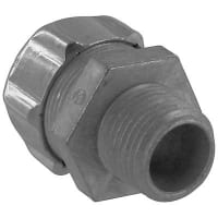 T&B Fittings by ABB Cable Gland, 1/2inNPT, 0.500-0.625in, Die-Cast Zinc, Neoprene Seal, MSG Series