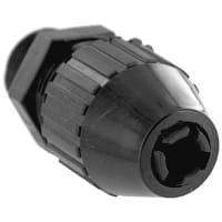 T&B Fittings by ABB Liquid Tight Cord, 1/2in, Straight, CG293, Nylon, Black, Black Beauty Series