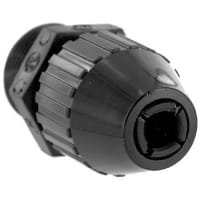 T&B Fittings by ABB Liquid Tight Cord, 3/4in, Straight, CG293, Nylon, Black, Black Beauty Series