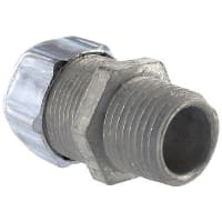 T&B Fittings by ABB Liquid Tight Strain Relief Cord, 1/2in, Straight, Die Cast Zinc, MSG Series