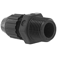 T&B Fittings by ABB Liquid Tight Cord, 1/2in, Straight, CG293, Nylon, Black, Black Beauty Series