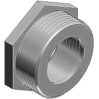 T&B Fittings by ABB Female Reducer, 3/4" to 1/2", MalleableIron, for use with Rigid/IMC Conduit