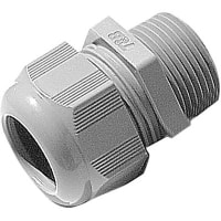 T&B Fittings by ABB Cable Gland, 1in NPT, IP68, Halogen Free, Nylon, Gray