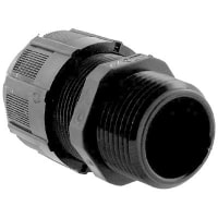 T&B Fittings by ABB Liquid Tight Strain Relief, 3/4in NPT, IP65, UV Resist Poly, Ranger Series