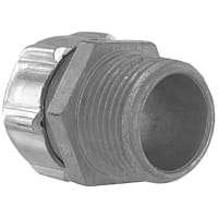 T&B Fittings by ABB Cable Gland, 1in NPT, 0.875-0.985in, Die-Cast Zinc, Neoprene Seal, MSG Series