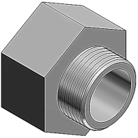 T&B Fittings by ABB Male Enlarger, 1/2" to 3/4", Malleable Iron for Use with Rigid/IMC Conduit