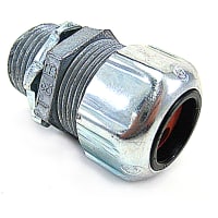 T&B Fittings by ABB Multi-Hole Cord Connector, 1/2", Cord Diameter 0.210 to .230 Inch, Steel