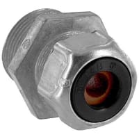 T&B Fittings by ABB Liquid Tight Strain Relief Cord, 1in, Straight, Die Cast Zinc, MSG Series