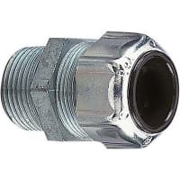 T&B Fittings by ABB Cable Gland, 1" NPT, Clamp Range 0.625-0.750 in, Die Cast Zinc, MSG Series