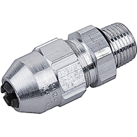 T&B Fittings by ABB Tray/Cord Fitting, Hub Size NPT 1/2", Cable Diameter 0.250 to 0.400", Aluminu