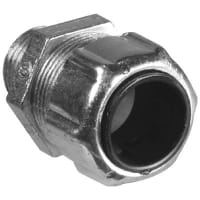 T&B Fittings by ABB Liquid Tight Strain Relief, 1/2in, Straight, Steel, Ranger Series